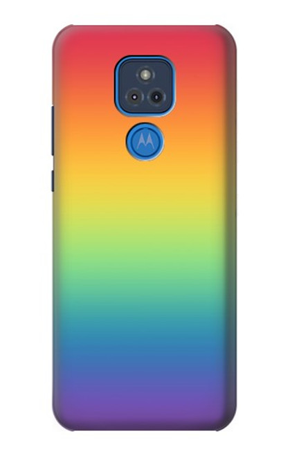 S3698 Drapeau de fierté LGBT Etui Coque Housse pour Motorola Moto G Play (2021)