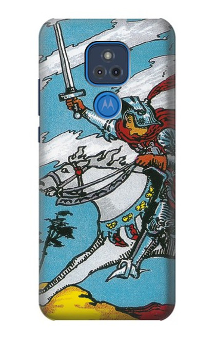 S3731 Carte de tarot chevalier des épées Etui Coque Housse pour Motorola Moto G Play (2021)