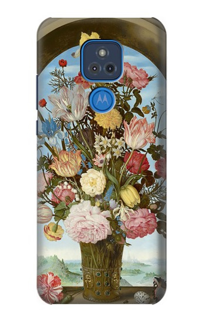 S3749 Vase de fleurs Etui Coque Housse pour Motorola Moto G Play (2021)