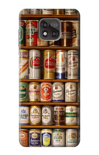 S0983 Collection de Canettes de bière Etui Coque Housse pour Motorola Moto G Power (2021)