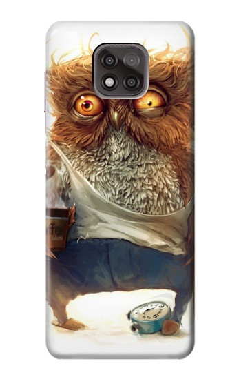 S1133 Réveillez-vous Chouette Etui Coque Housse pour Motorola Moto G Power (2021)