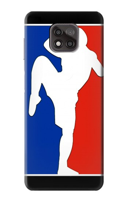 S2278 Muay Thai Kickboxing MMA art martial blanc Etui Coque Housse pour Motorola Moto G Power (2021)