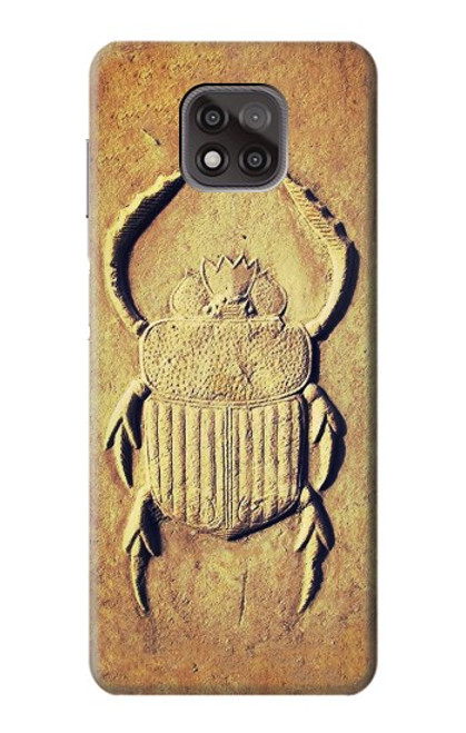 S2401 Scarabée égyptien Beetle imprimé graphique Etui Coque Housse pour Motorola Moto G Power (2021)