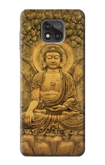 S2452 Bouddha Bas relief Art Imprimé Graphique Etui Coque Housse pour Motorola Moto G Power (2021)