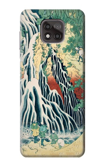 S2491 Hokusai Kirifuri Cascade à Kurokami Etui Coque Housse pour Motorola Moto G Power (2021)