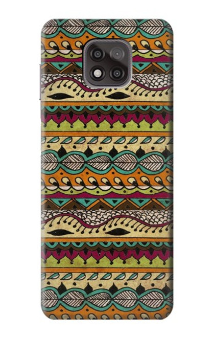 S2860 Boho Hippie Motif aztèque Etui Coque Housse pour Motorola Moto G Power (2021)
