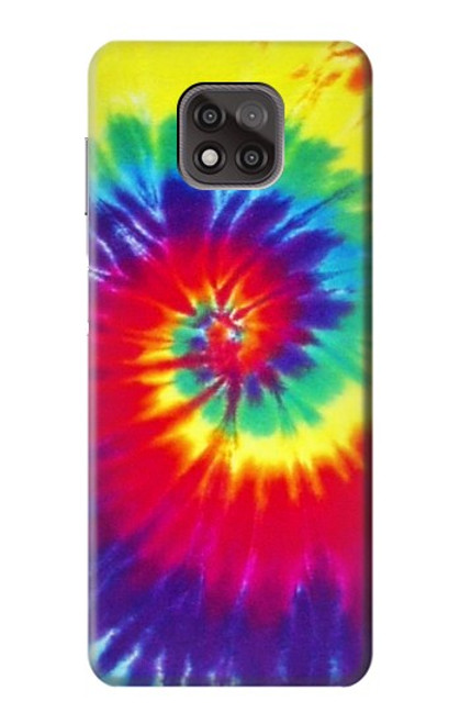 S2884 Tie Dye Swirl couleur Etui Coque Housse pour Motorola Moto G Power (2021)