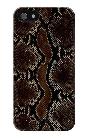 S0553 Snake Skin Etui Coque Housse pour iPhone 5 5S SE