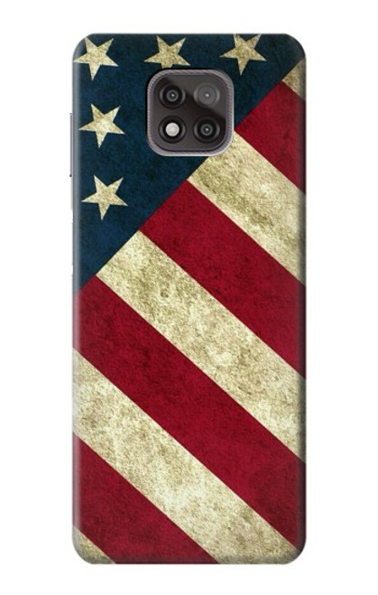 S3295 Drapeau national des États-Unis Etui Coque Housse pour Motorola Moto G Power (2021)
