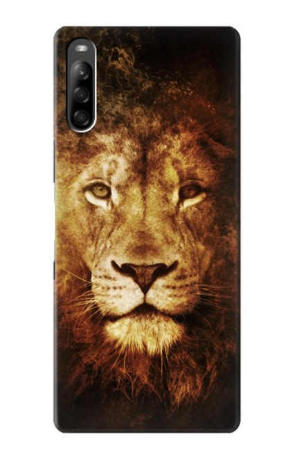 S3182 Lion Etui Coque Housse pour Sony Xperia L5