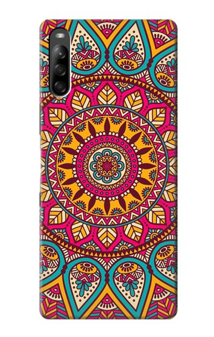 S3694 Modèle d'art hippie Etui Coque Housse pour Sony Xperia L5