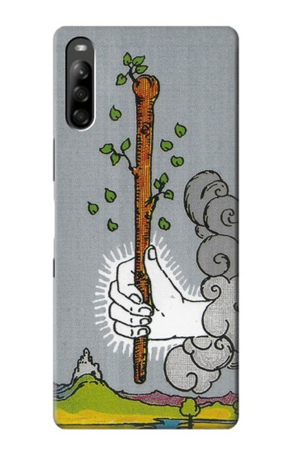 S3723 Carte de tarot l'âge des baguettes Etui Coque Housse pour Sony Xperia L5