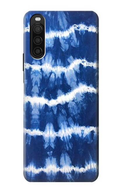 S3671 Tie Dye bleu Etui Coque Housse pour Sony Xperia 10 III