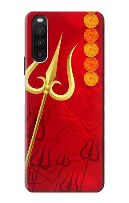 S3788 Shiv Trishul Etui Coque Housse pour Sony Xperia 10 III