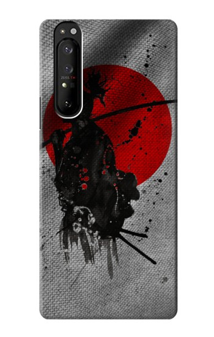 S3517 Japon Drapeau Samurai Etui Coque Housse pour Sony Xperia 1 III