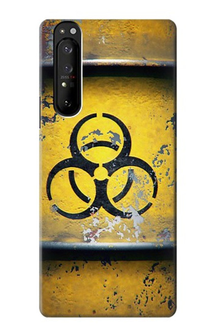 S3669 Graphique du réservoir de danger biologique Etui Coque Housse pour Sony Xperia 1 III