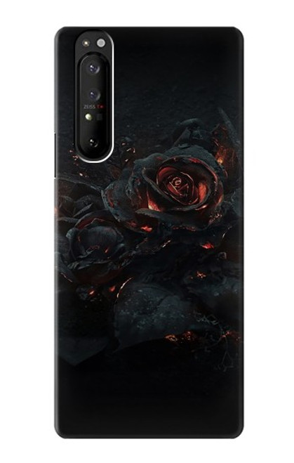 S3672 Rose brûlée Etui Coque Housse pour Sony Xperia 1 III