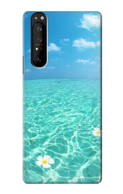 S3720 Summer Ocean Beach Etui Coque Housse pour Sony Xperia 1 III