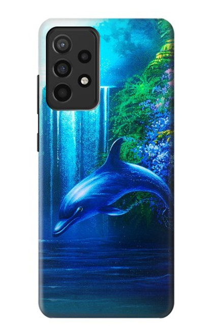 S0385 Dauphin Etui Coque Housse pour Samsung Galaxy A52, Galaxy A52 5G