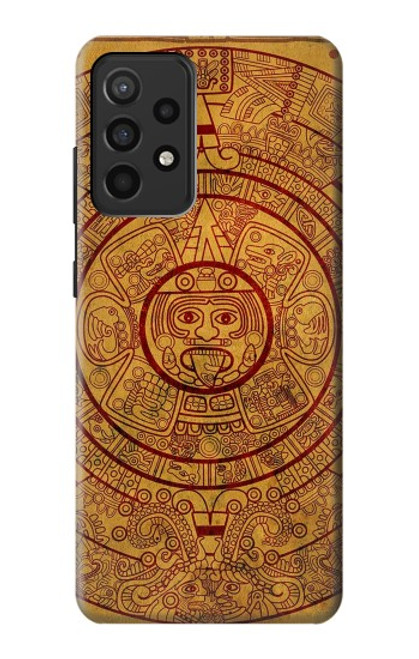 S0692 Calendrier maya Etui Coque Housse pour Samsung Galaxy A52, Galaxy A52 5G