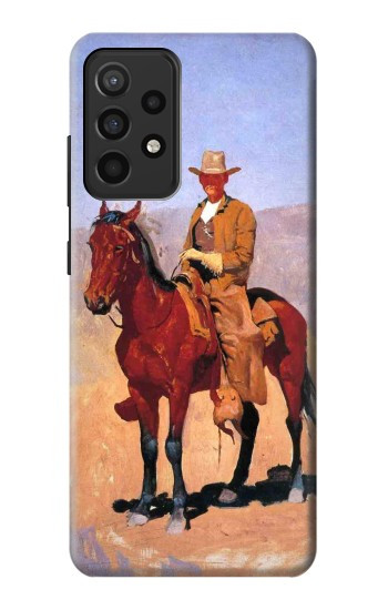 S0772 Cowboy occidental Etui Coque Housse pour Samsung Galaxy A52, Galaxy A52 5G