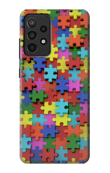 S0816 Puzzle Etui Coque Housse pour Samsung Galaxy A52, Galaxy A52 5G