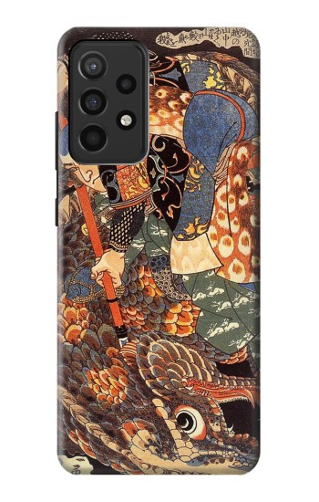 S0914 Ronin Miyamoto Musashi Etui Coque Housse pour Samsung Galaxy A52, Galaxy A52 5G