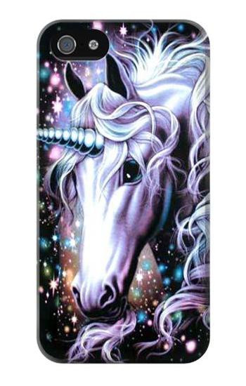 S0749 Unicorn Horse Etui Coque Housse pour iPhone 5 5S SE