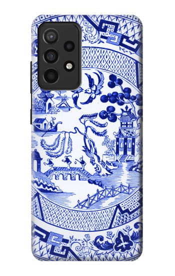 S2768 Motif Willow Graphique Etui Coque Housse pour Samsung Galaxy A52, Galaxy A52 5G