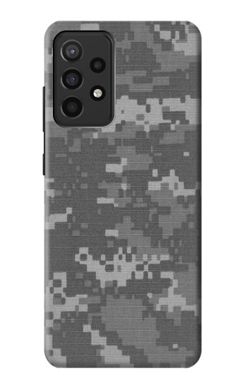 S2867 Armée blanche numérique Camo Etui Coque Housse pour Samsung Galaxy A52, Galaxy A52 5G