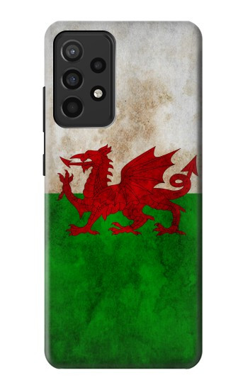 S2976 Pays de Galles Football Football Drapeau Etui Coque Housse pour Samsung Galaxy A52, Galaxy A52 5G