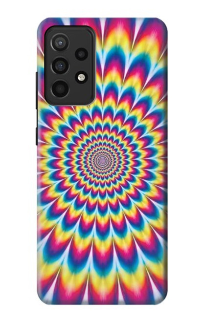 S3162 psychédélique coloré Etui Coque Housse pour Samsung Galaxy A52, Galaxy A52 5G