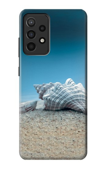 S3213 Coquilles de mer sous la mer Etui Coque Housse pour Samsung Galaxy A52, Galaxy A52 5G