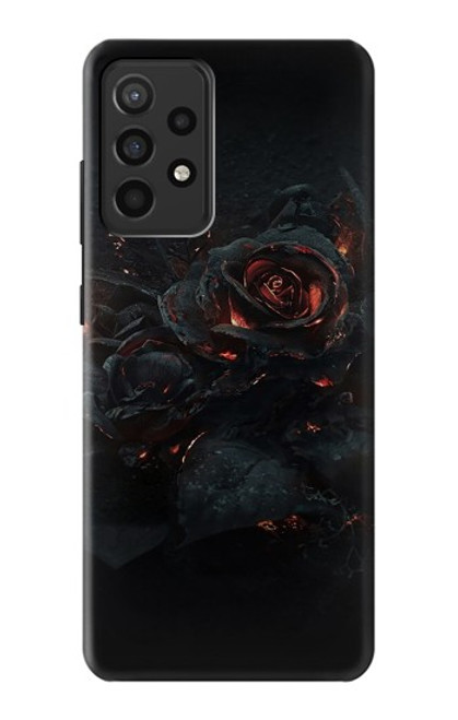 S3672 Rose brûlée Etui Coque Housse pour Samsung Galaxy A52, Galaxy A52 5G
