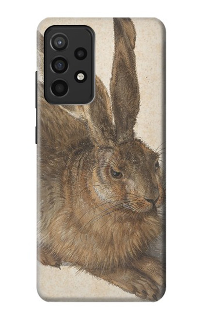 S3781 Albrecht Durer Young Hare Etui Coque Housse pour Samsung Galaxy A52, Galaxy A52 5G