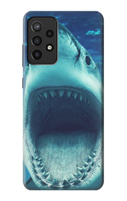 S3548 Requin-tigre Etui Coque Housse pour Samsung Galaxy A72, Galaxy A72 5G