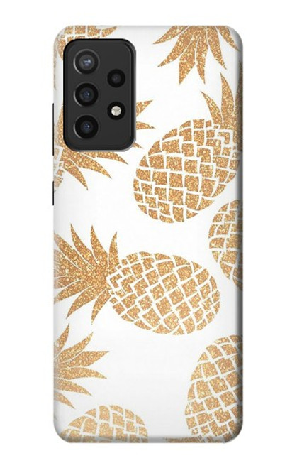 S3718 Ananas sans soudure Etui Coque Housse pour Samsung Galaxy A72, Galaxy A72 5G