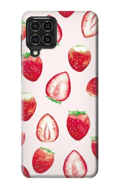 S3481 fraise Etui Coque Housse pour Samsung Galaxy F62