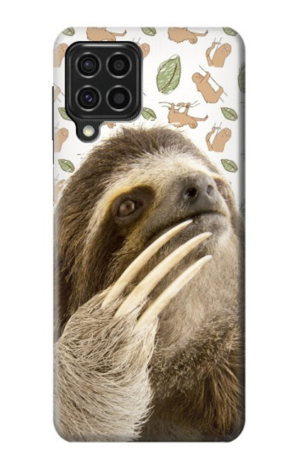 S3559 Motif Sloth Etui Coque Housse pour Samsung Galaxy F62