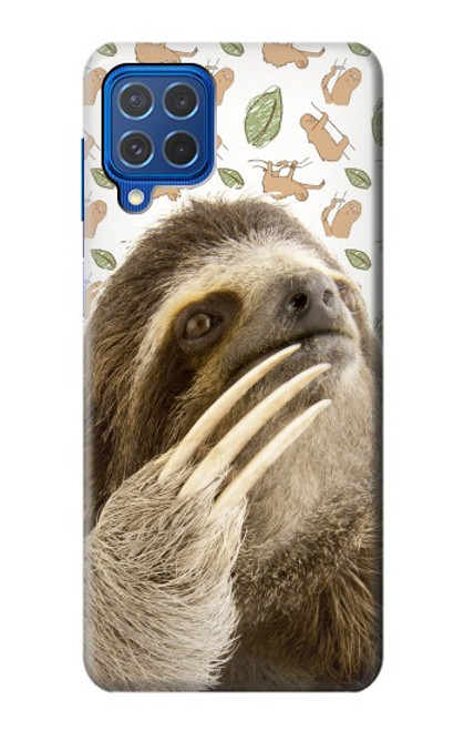 S3559 Motif Sloth Etui Coque Housse pour Samsung Galaxy M62