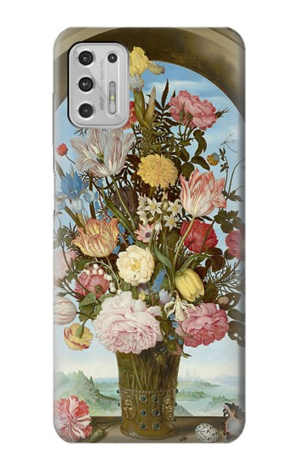 S3749 Vase de fleurs Etui Coque Housse pour Motorola Moto G Stylus (2021)