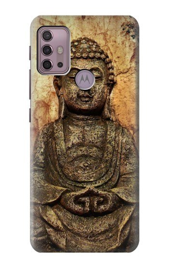 S0344 Bouddha Rocher Etui Coque Housse pour Motorola Moto G30, G20, G10