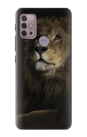 S0472 Lion Etui Coque Housse pour Motorola Moto G30, G20, G10