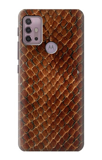 S0555 serpent Peau Etui Coque Housse pour Motorola Moto G30, G20, G10