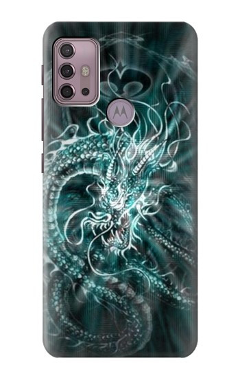 S1006 Numérique dragon chinois Etui Coque Housse pour Motorola Moto G30, G20, G10