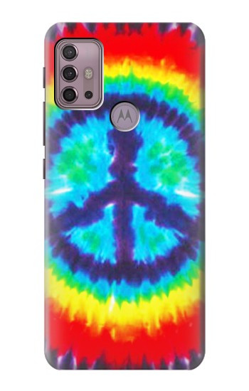 S1870 Tie Dye Paix Etui Coque Housse pour Motorola Moto G30, G20, G10