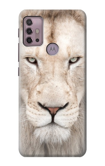S2399 Lion Visage Etui Coque Housse pour Motorola Moto G30, G20, G10