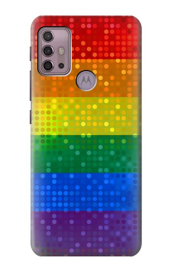 S2683 Arc en ciel Fierté LGBT Drapeau Etui Coque Housse pour Motorola Moto G30, G20, G10