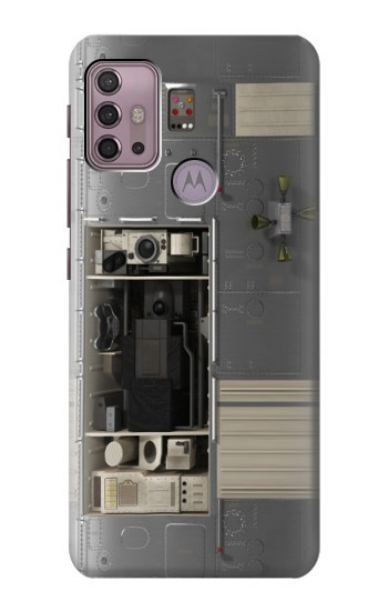 S2814 Vaisseau spatial Apollo Etui Coque Housse pour Motorola Moto G30, G20, G10