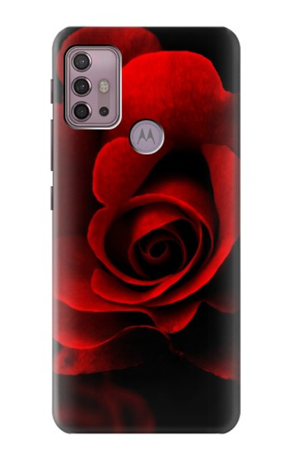 S2898 Rouge Rose Etui Coque Housse pour Motorola Moto G30, G20, G10